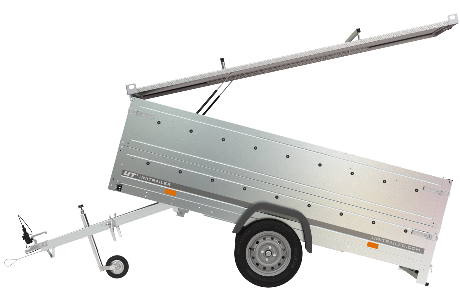 Anhänger GARDEN TRAILER 264 KIPP mit Bordwandaufsatz und Aludeckel – Bild 4