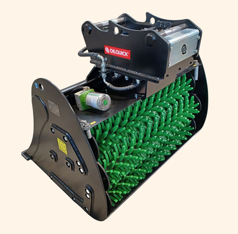 HÄNER HSS 800-3 – Schaufel-Separator für Minibagger 4,0 – 7,0 to. – Bild 2
