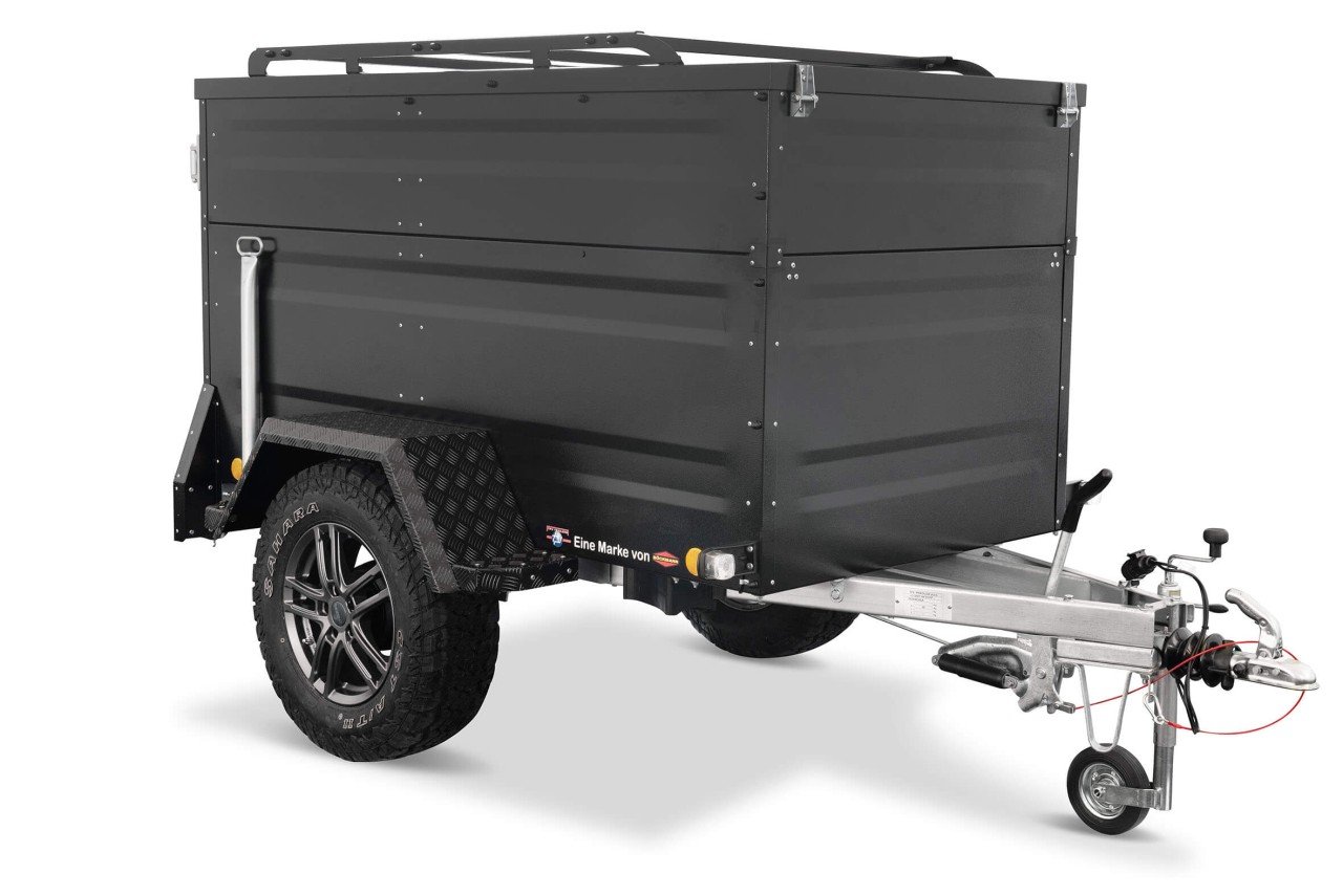 Offroad Anhänger 1000kg schwarz KT-EB2 Plus mit Bordwanderhöhung – Bild 2