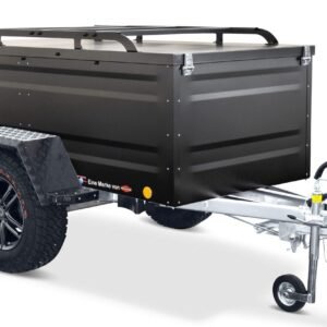 Offroad und Dachzelt Anhänger 1000kg schwarz KT-EB2