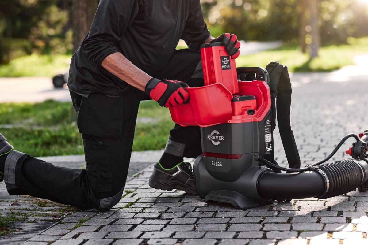 Cramer Akku-Rucksack-Laubbläser BB36 – ohne Akku & Ladegerät – Bild 3