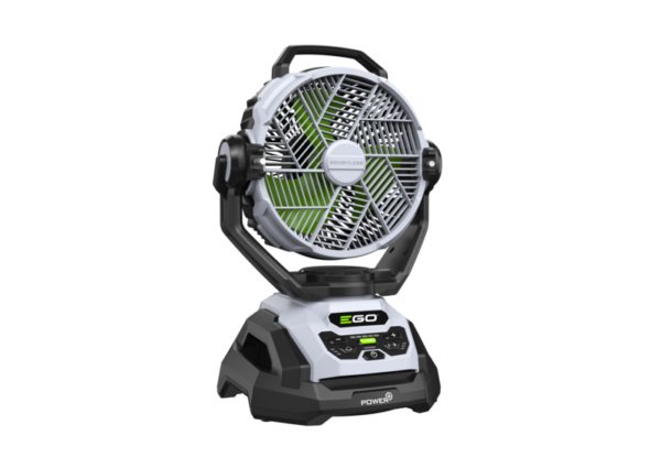 EGO 25 cm Ventilator mit Sprühnebelfunktion FN1000E – ohne Akku & Ladegerät