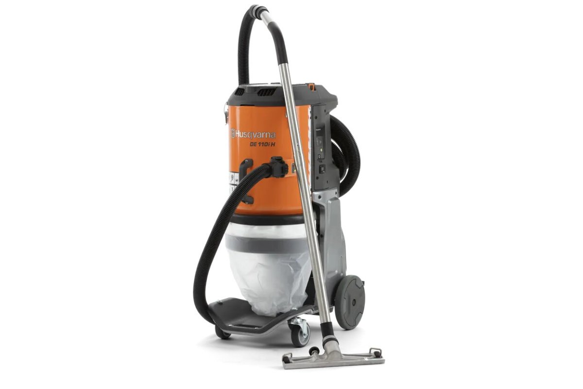 Husqvarna Akku-Staubsauger DE 110iH – ohne Akku & Ladegerät