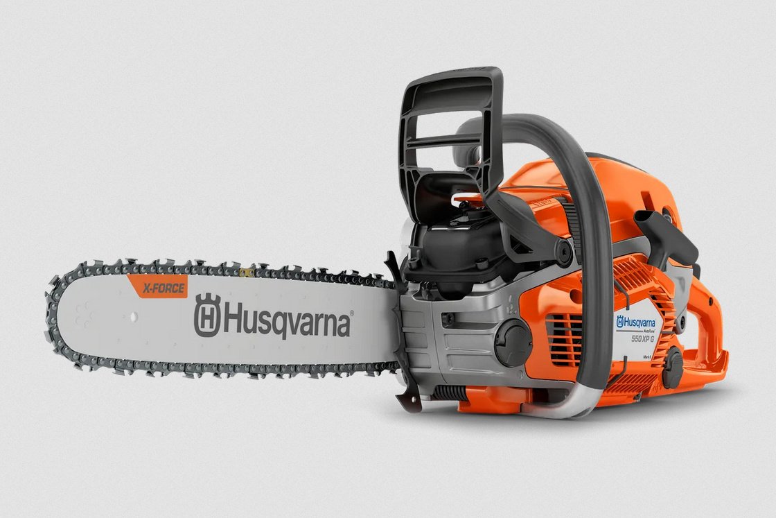 Husqvarna Benzin-Motorsäge 550 XP® G Mark II, SP33G, .325″, Schienenlänge 38cm