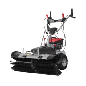 Lumag Kehrmaschine KM1000E – inkl. Sammelbehälter & Räumschild