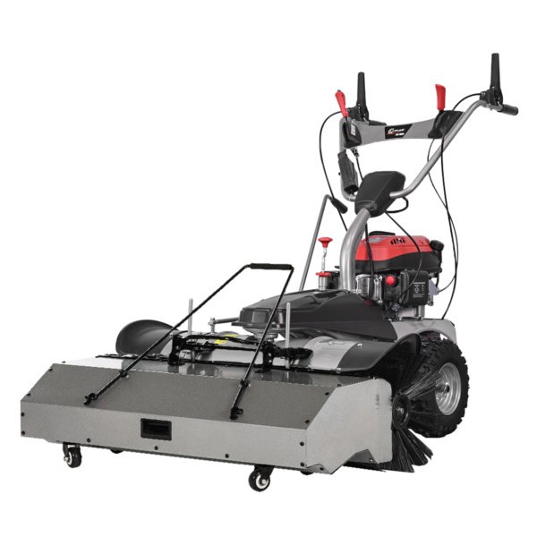 Lumag Kehrmaschine KM1000E – inkl. Sammelbehälter & Räumschild – Bild 5