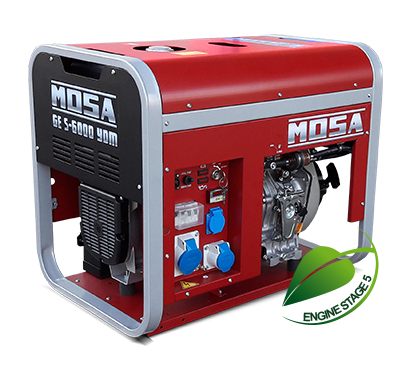 MOSA Stromerzeuger Stromgenerator GE S-6000 YDM (AA) – Bild 2