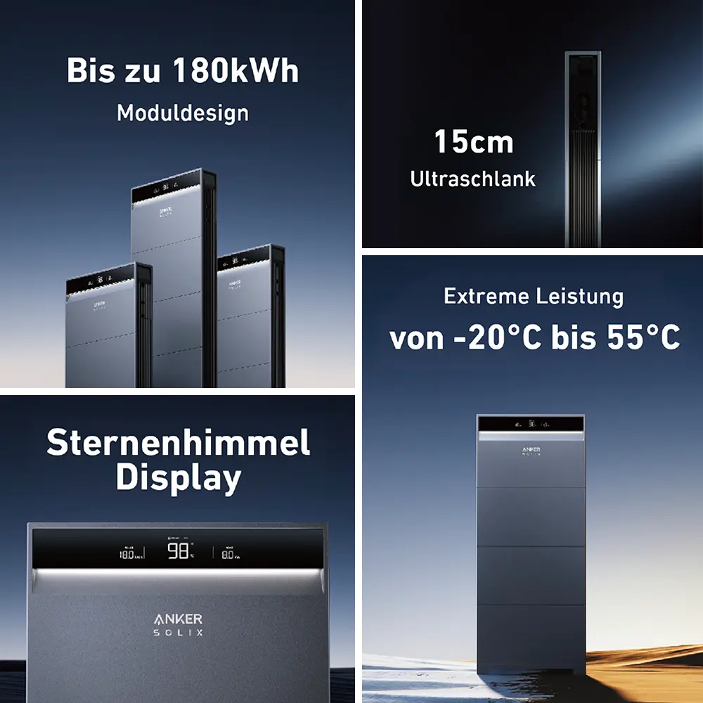 Anker SOLIX X1-H5K-T – 5 kW Wechselrichter mit Speicheroption