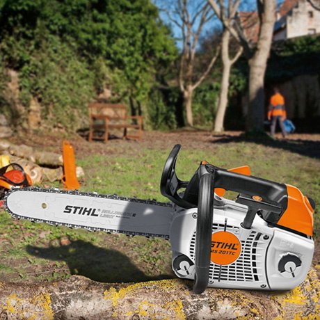 STIHL Benzin-Motorsäge MS 201 TC-M, PS3 Pro, Schienenlänge 35 cm