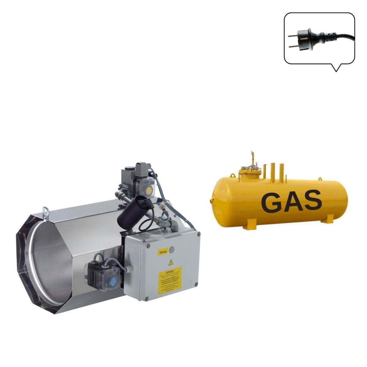 Wilms Gasheizer LE-NG-10 (nur Erdgas)